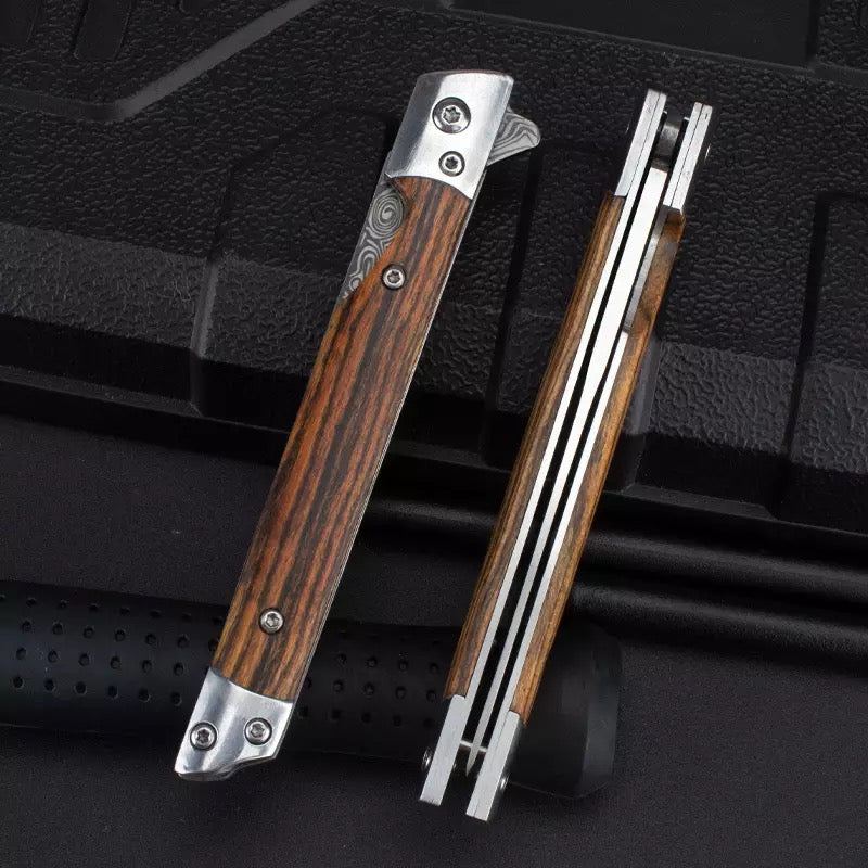 Couteau Damas Bois