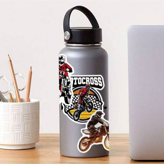 Stickers Motocross - x10 pièces