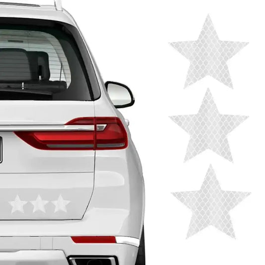 Autocollants Réfléchissants Étoiles – x10