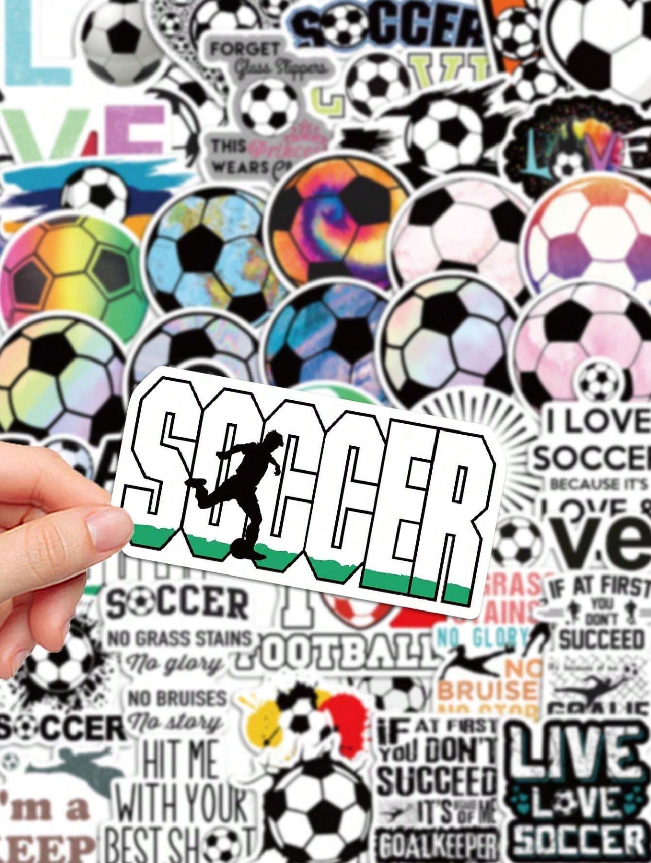 Autocollants Football (Soccer) - x10 pièces