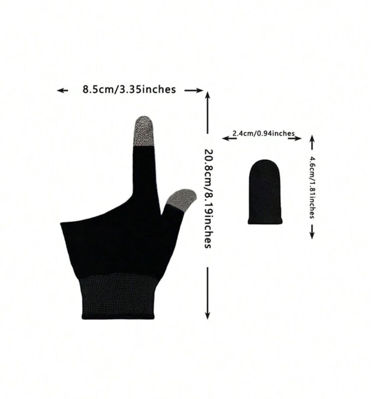 Kit de Gants de Jeu Mobile