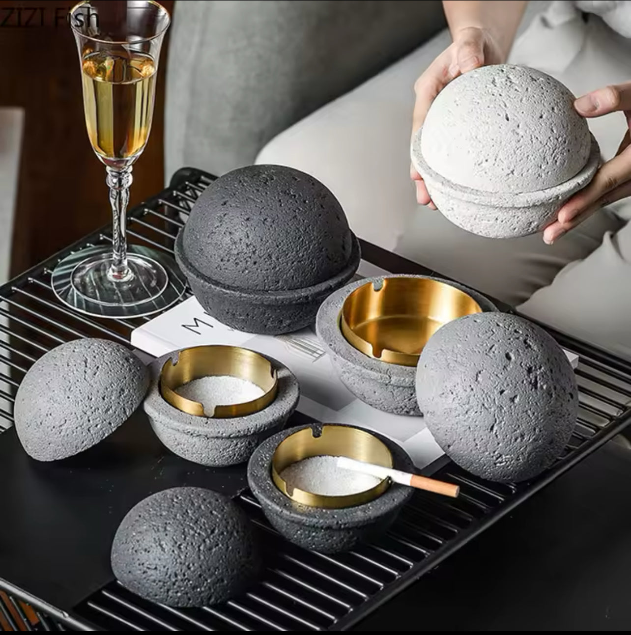 Cendrier Sphère Lune