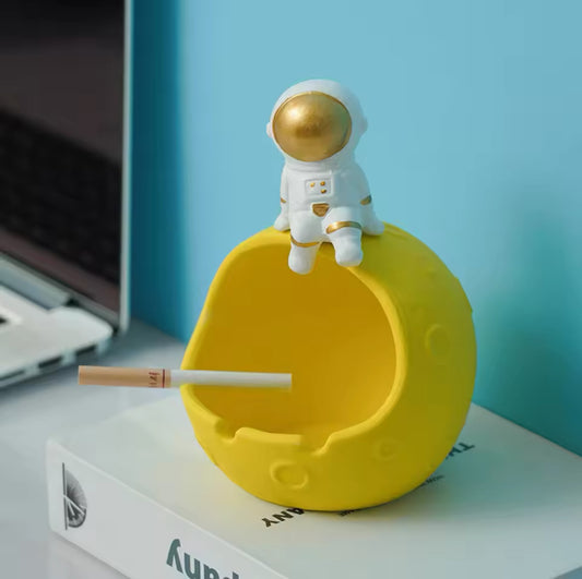 Cendrier Lune Astronaute