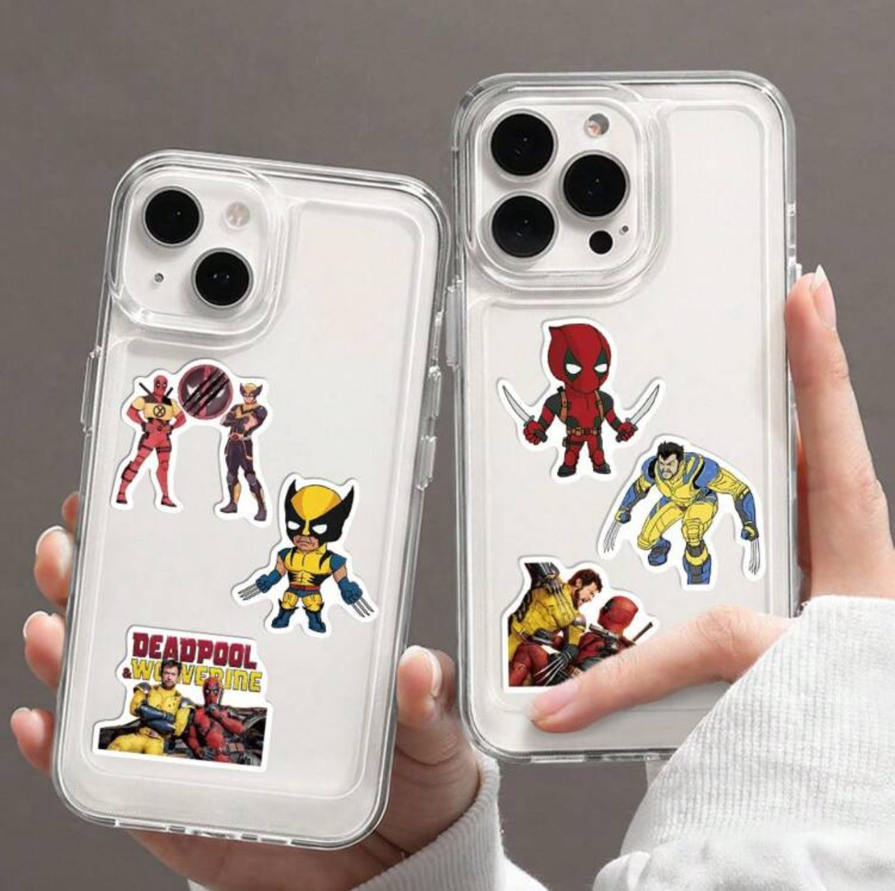 Autocollants Deadpool et Wolverine - x10 Pièces