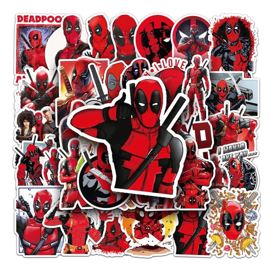 Autocollants Deadpool - x10 pièces