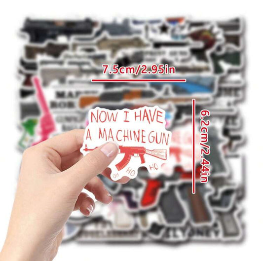 Autocollants Armes - x10 pièces