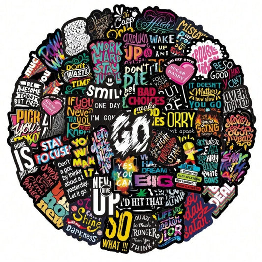 Stickers Motivants Colorés - x10