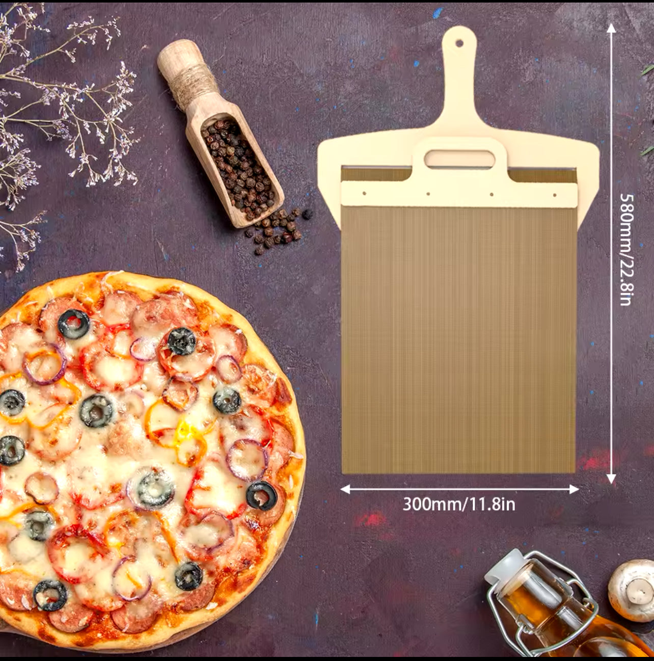 Pelle Ă Pizza avec Glissement