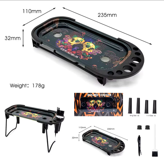 Console roulage design pliable