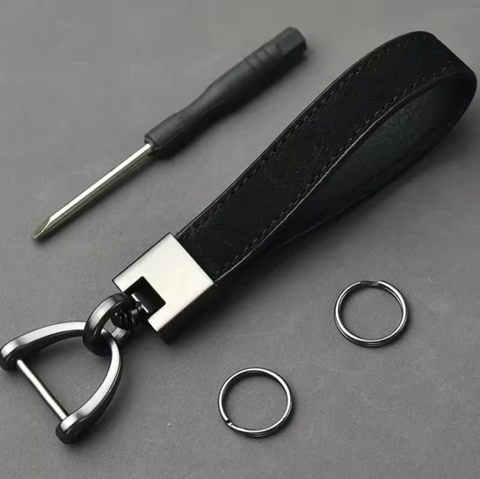 Porte-clé en similicuir élégant