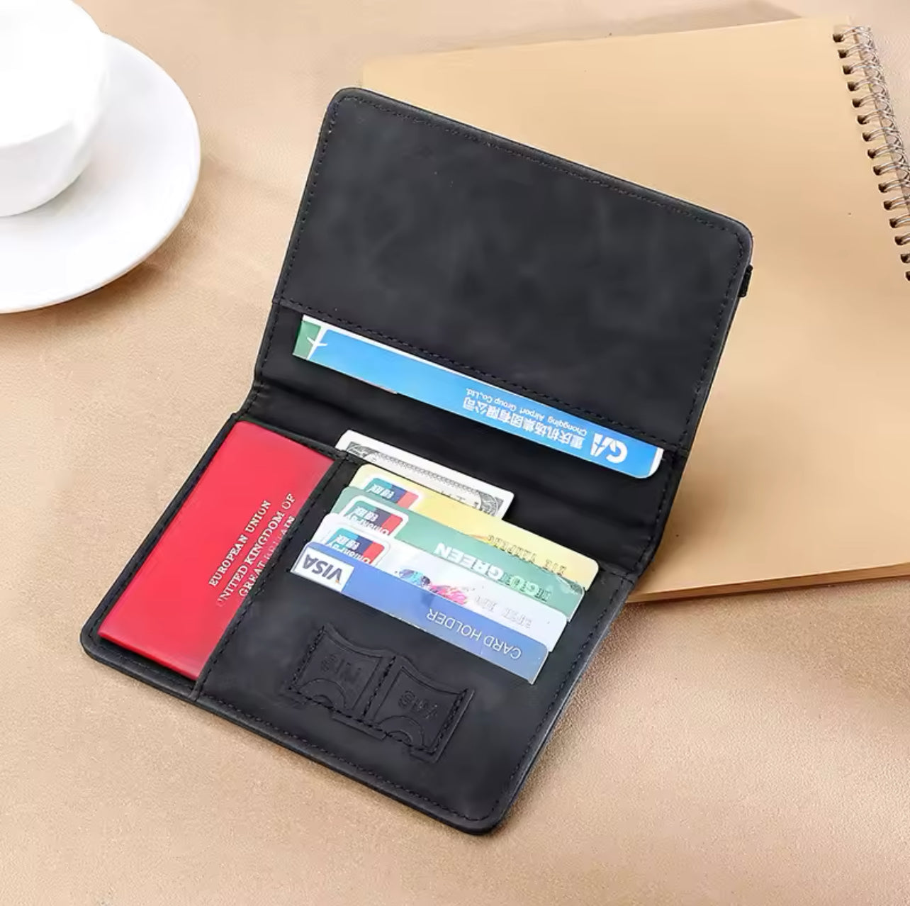 Portefeuille Passeport Similicuir
