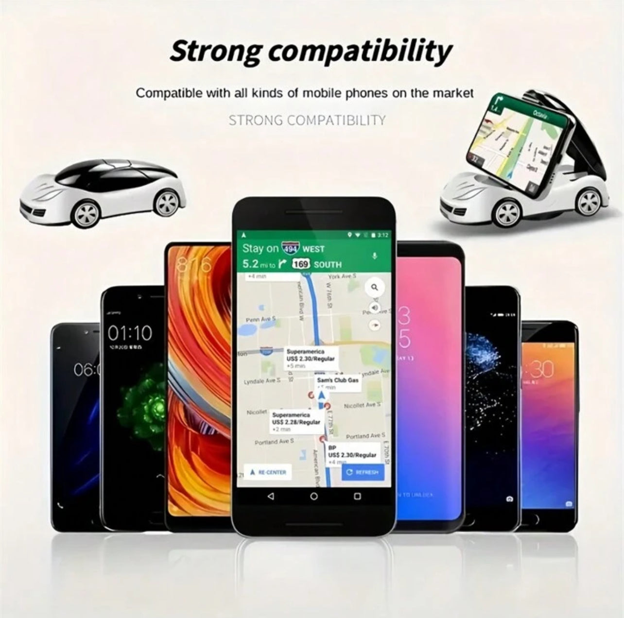 Support Auto Téléphone