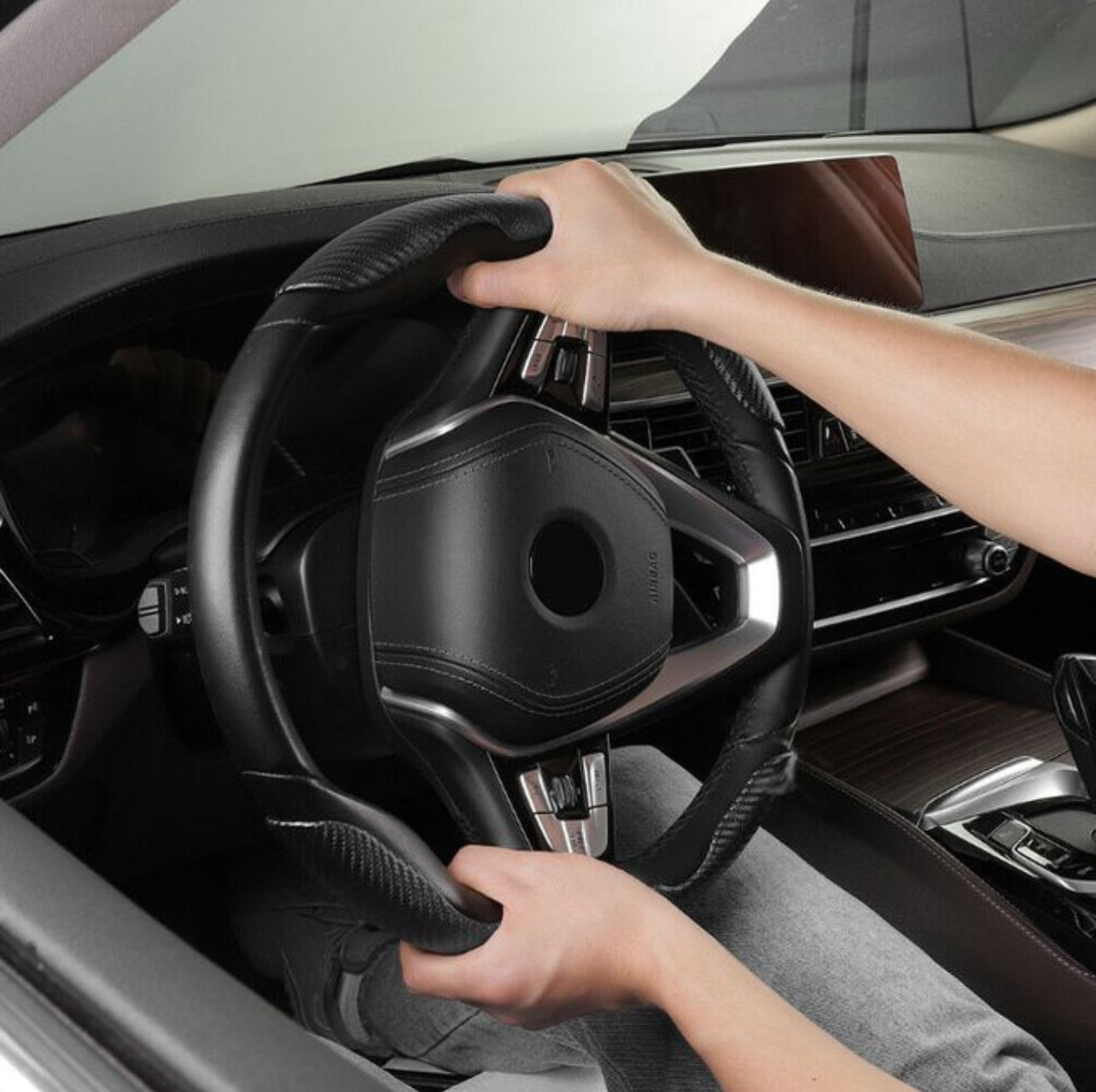 Couvre Volant - Fibre de Carbone