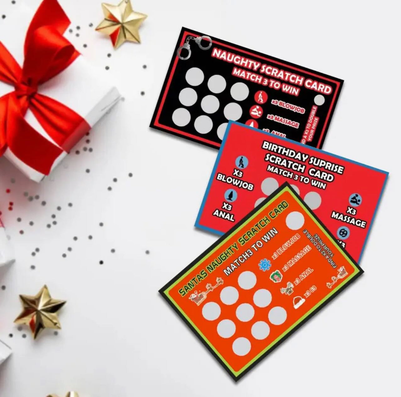 Cartes Grattage Coquines