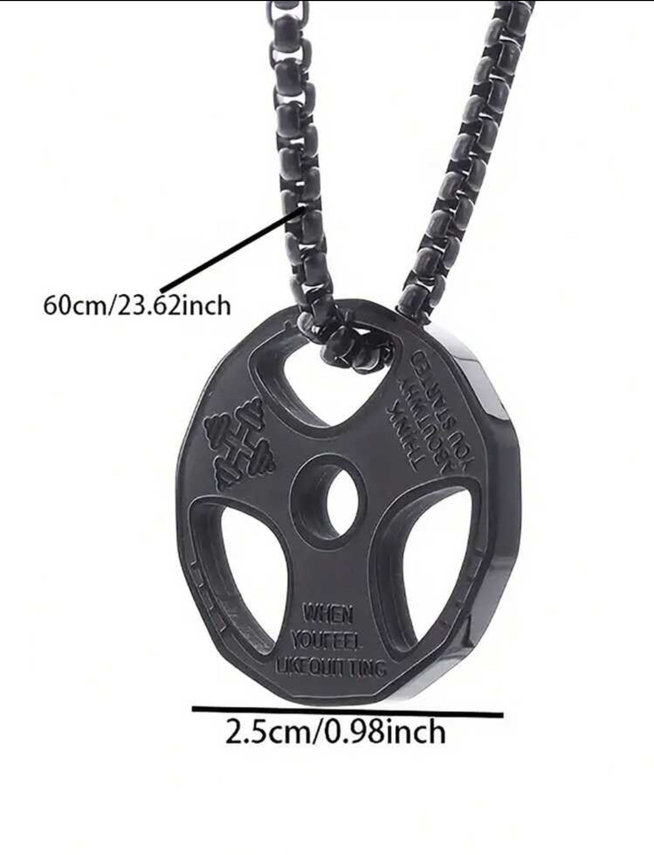 Collier Disque Fitness