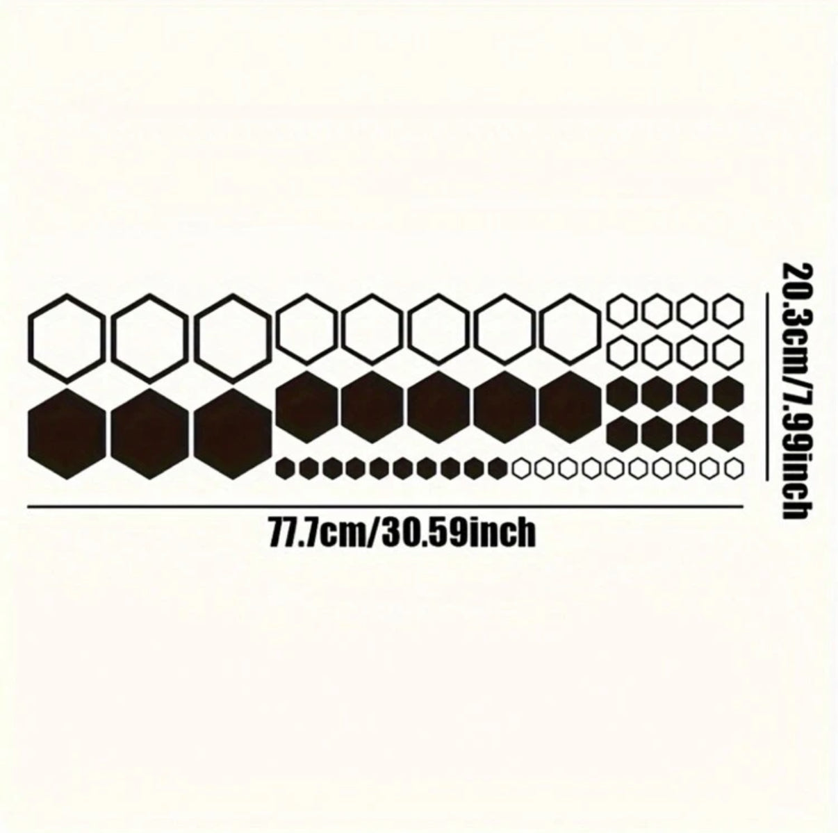 Stickers Hexagones Voiture