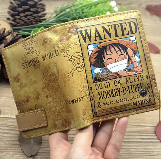 Portefeuille Luffy Wanted
