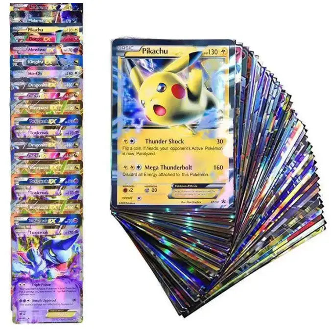 100 Cartes Pokémon Brillantes