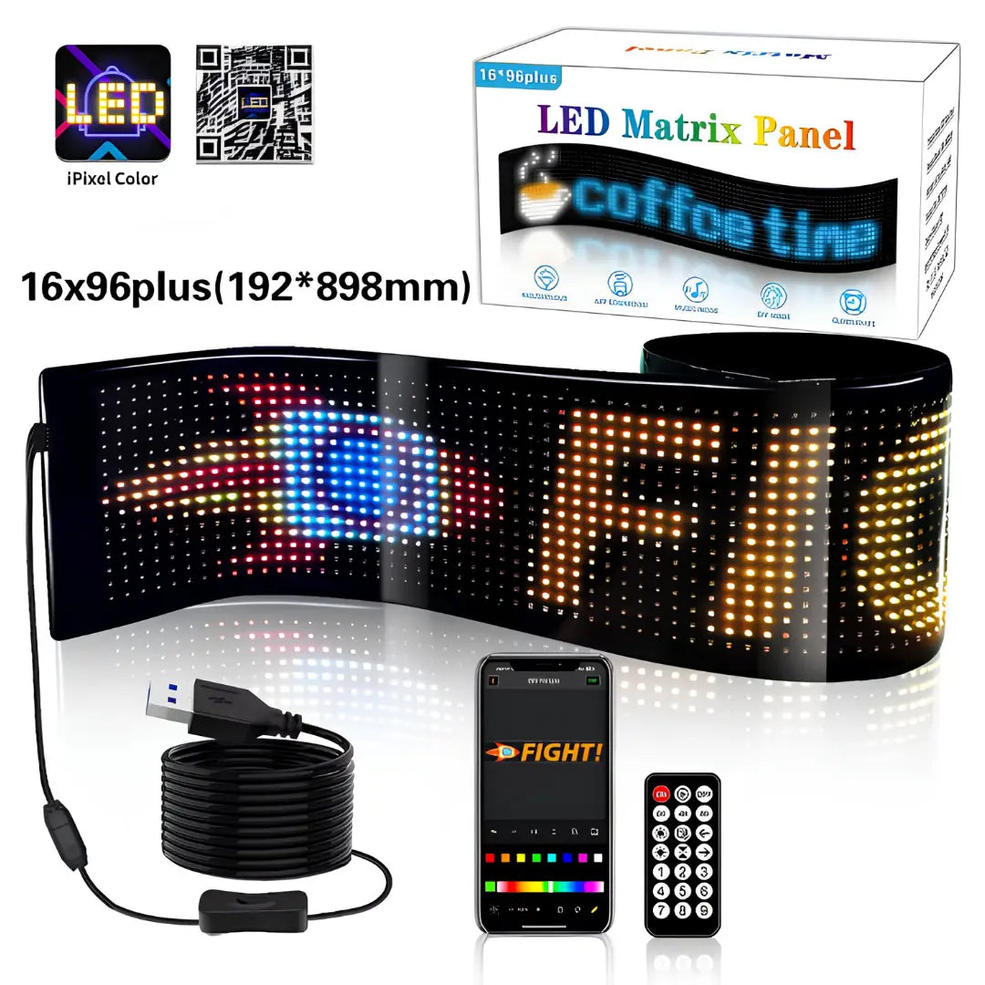 Panneau LED Matrix RGB Intelligent Bluetooth