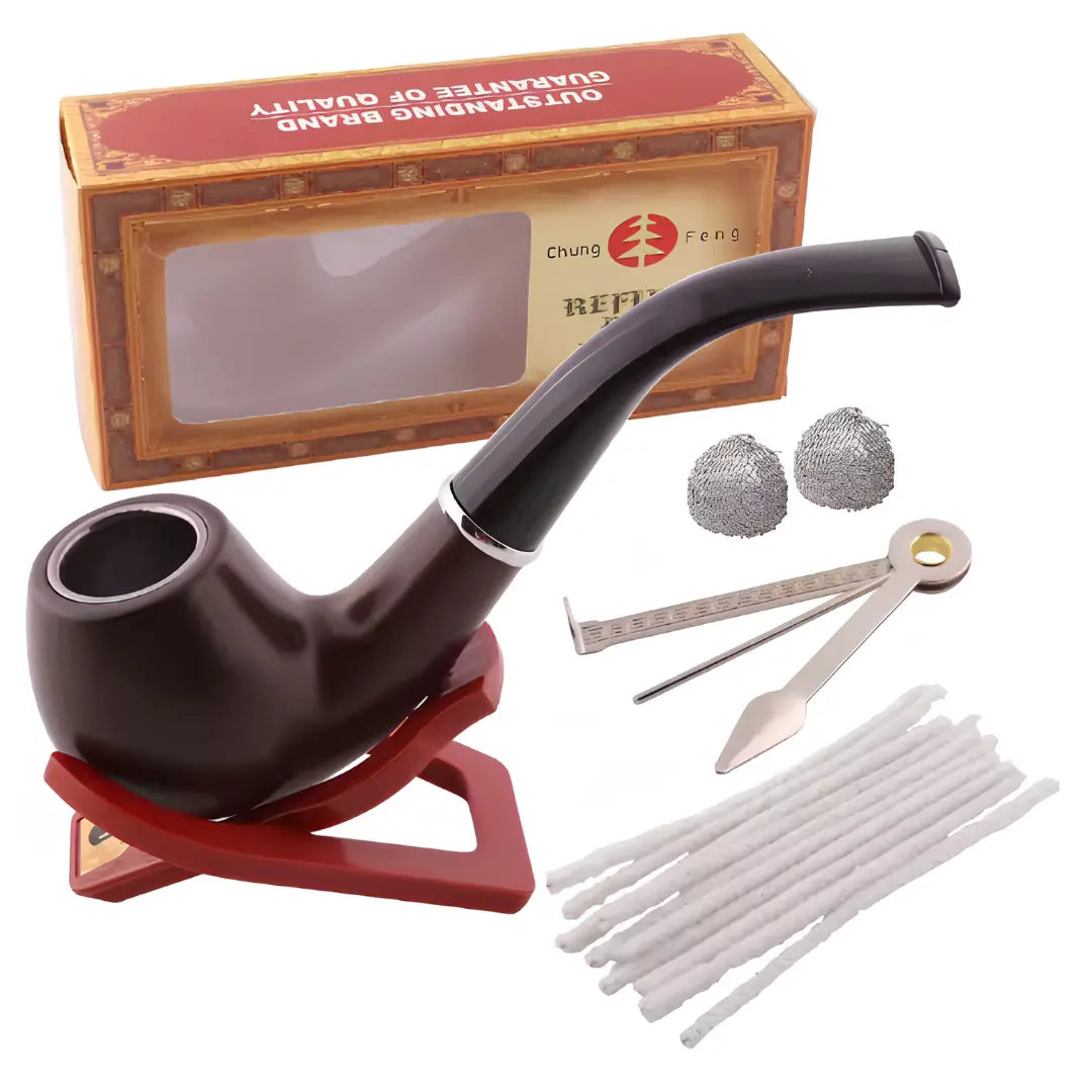 Pipe à Tabac Classique avec Kit Complet