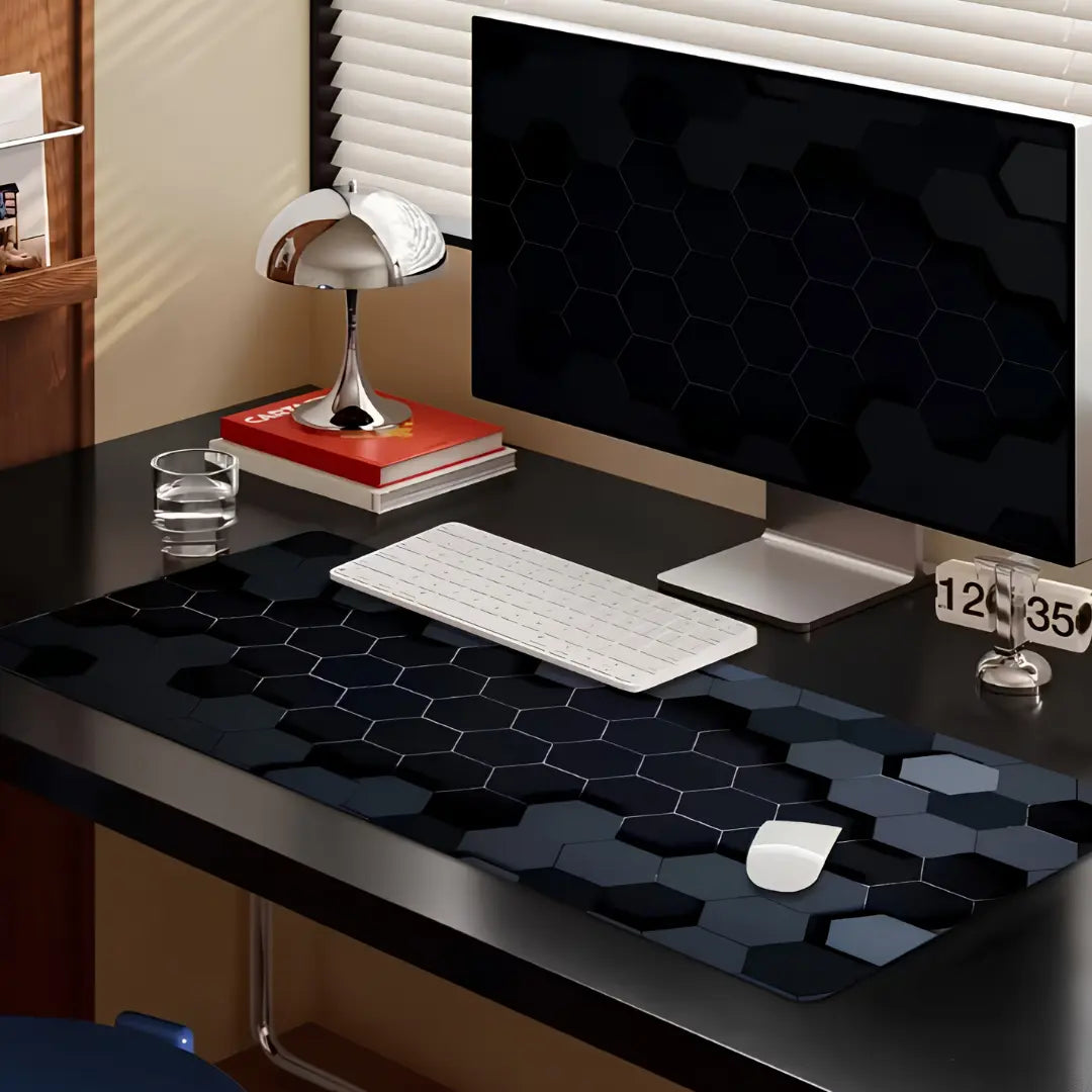 Tapis Hexa Noir