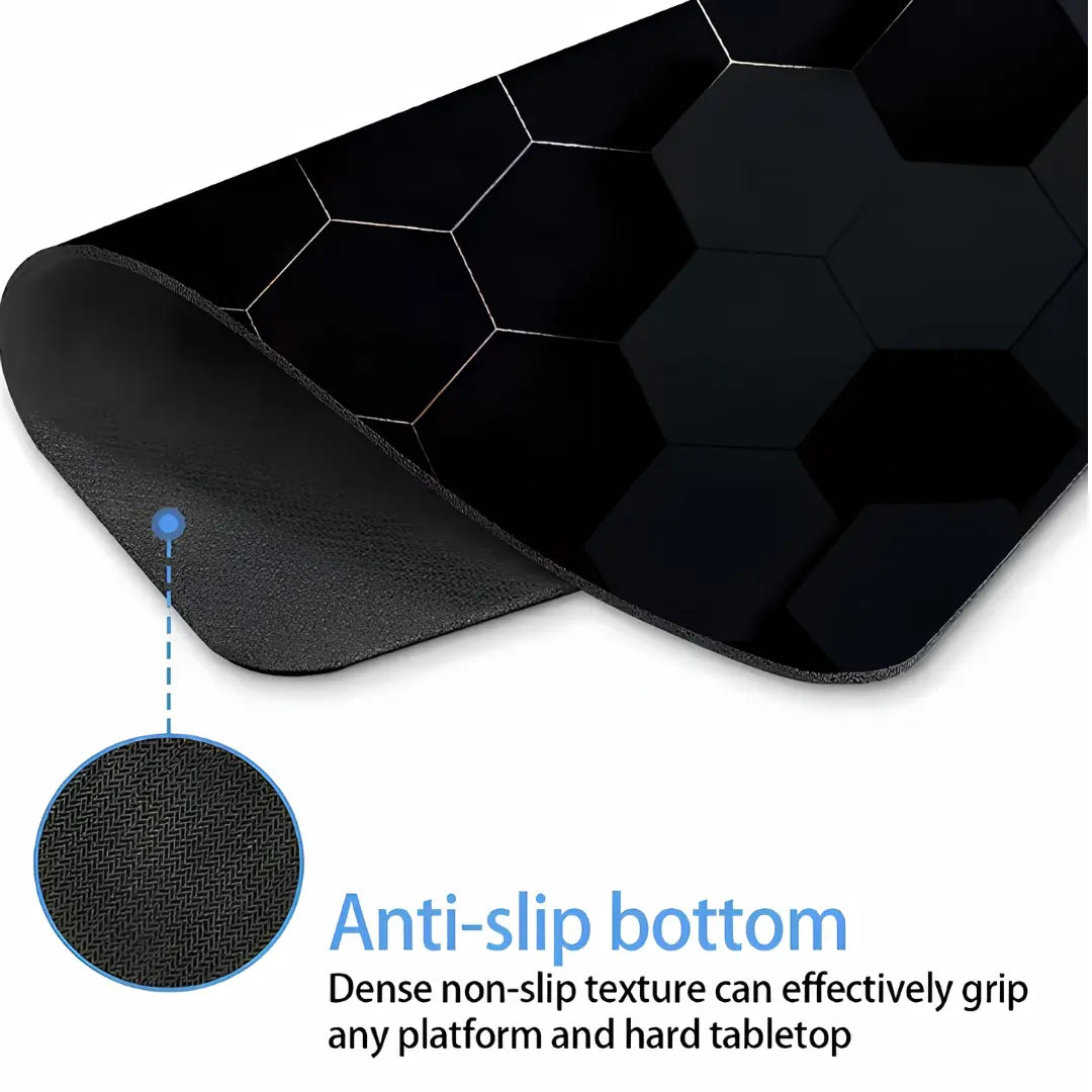 Tapis Hexa Noir