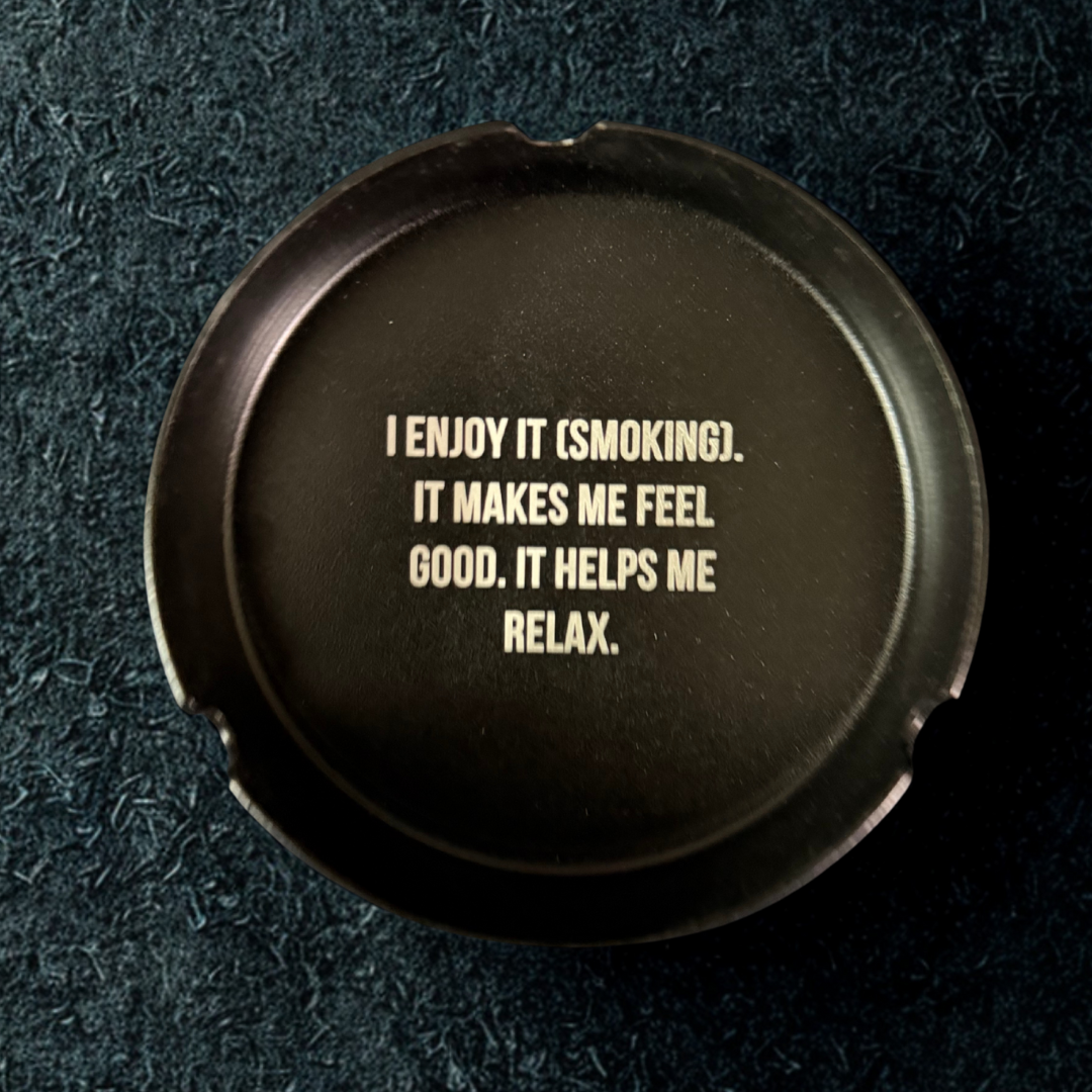 Cendrier Design Noir