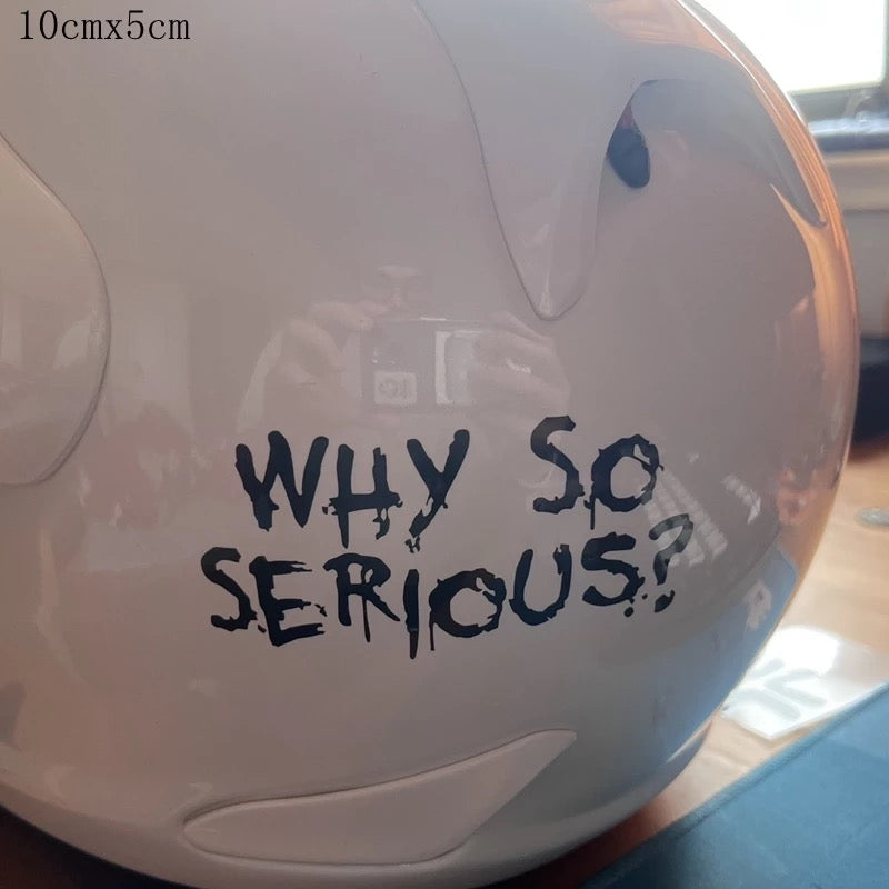 Sticker Why So  Serious ?