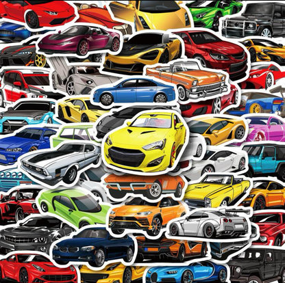 Stickers voitures de collection 🚗✨- x10 pièces