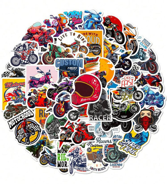 Stickers motos 🏍️🔥- x10 pièces