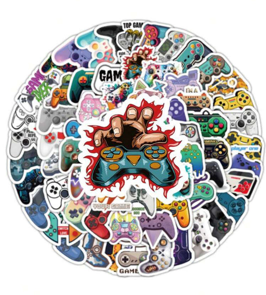 Stickers Manettes de Jeu Vidéo - x10 pièces