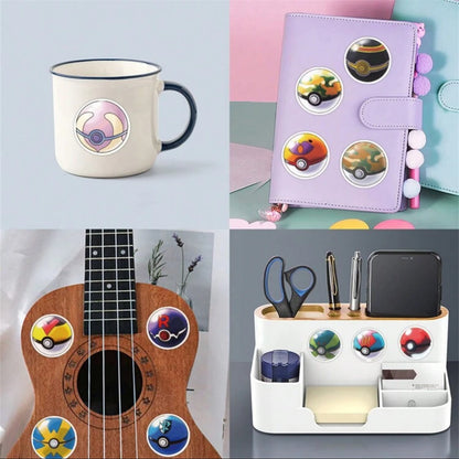 Pokeballs Stickers - x10 pieces