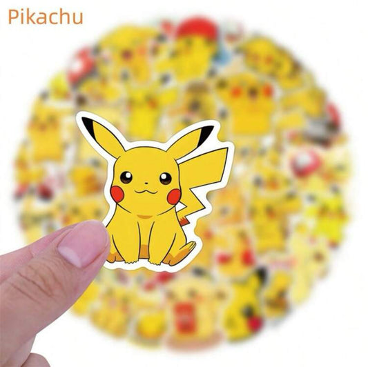 Stickers Pikachu - x10 pièces