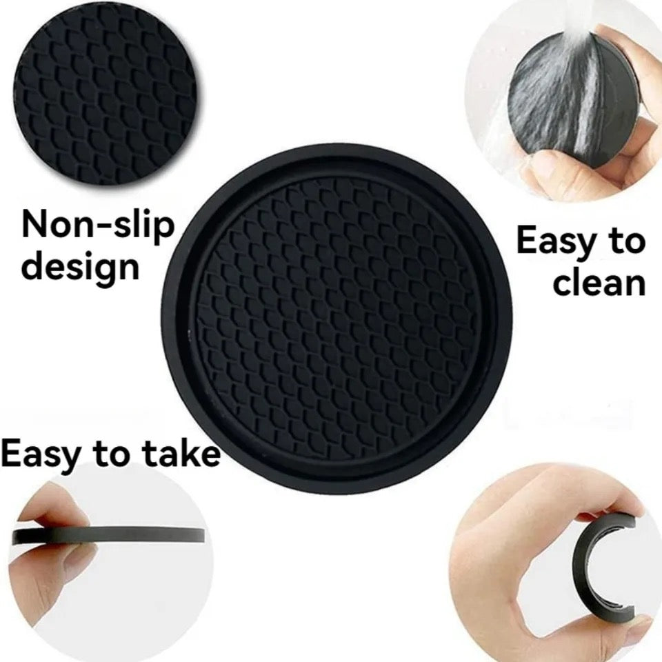 Tapis Porte Gobelets Antidérapants (x2)