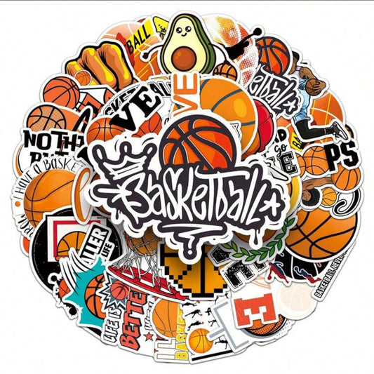 Autocollants Basketball - x10 pièces