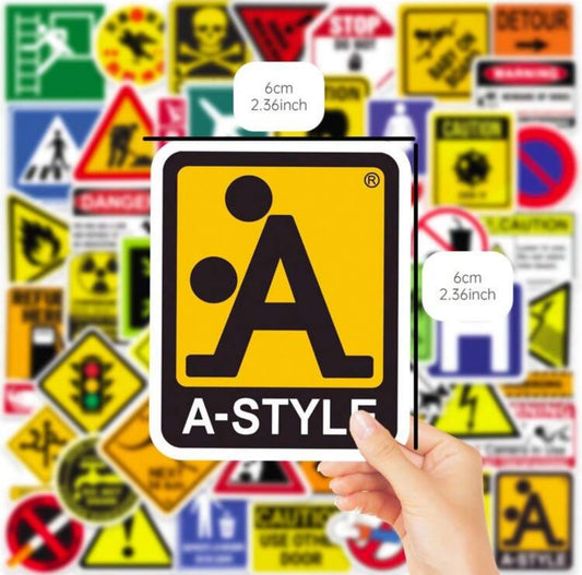 Autocollants Signaux de Sécurité - x10 pièces