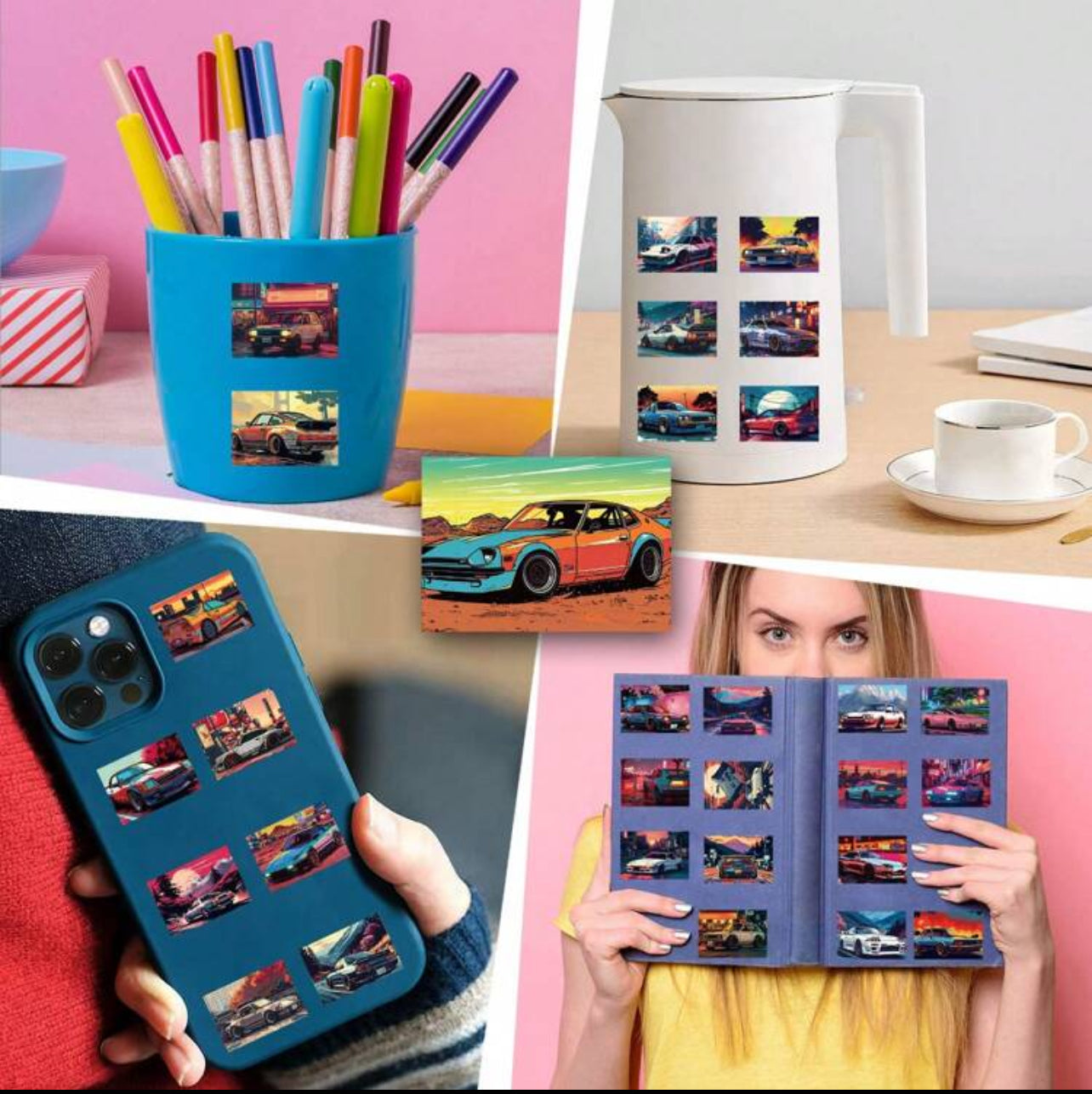 Stickers Voitures Rétro - x10