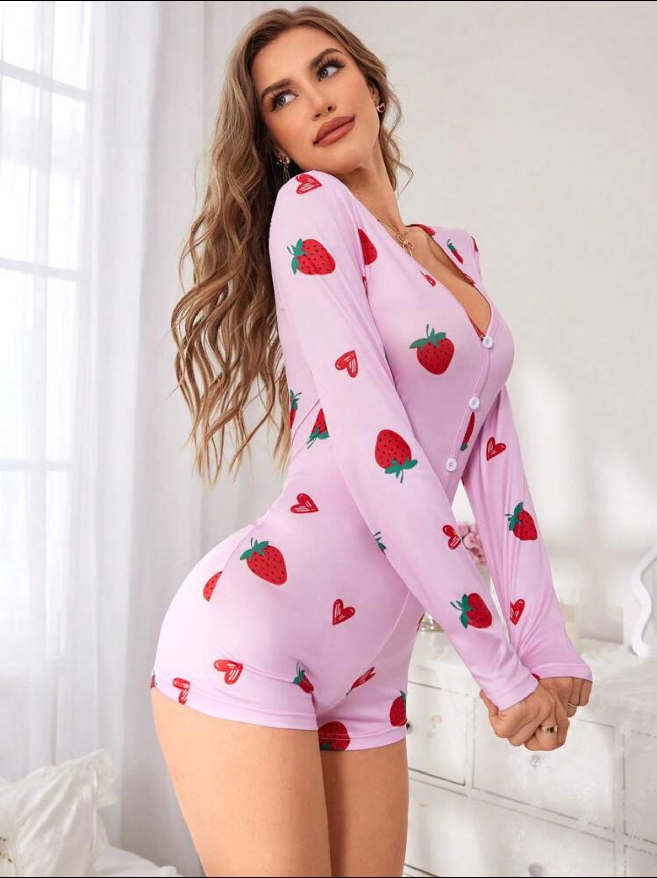 Pyjama Fraise Femme