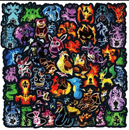 Stickers Créatures Fantastiques- x10