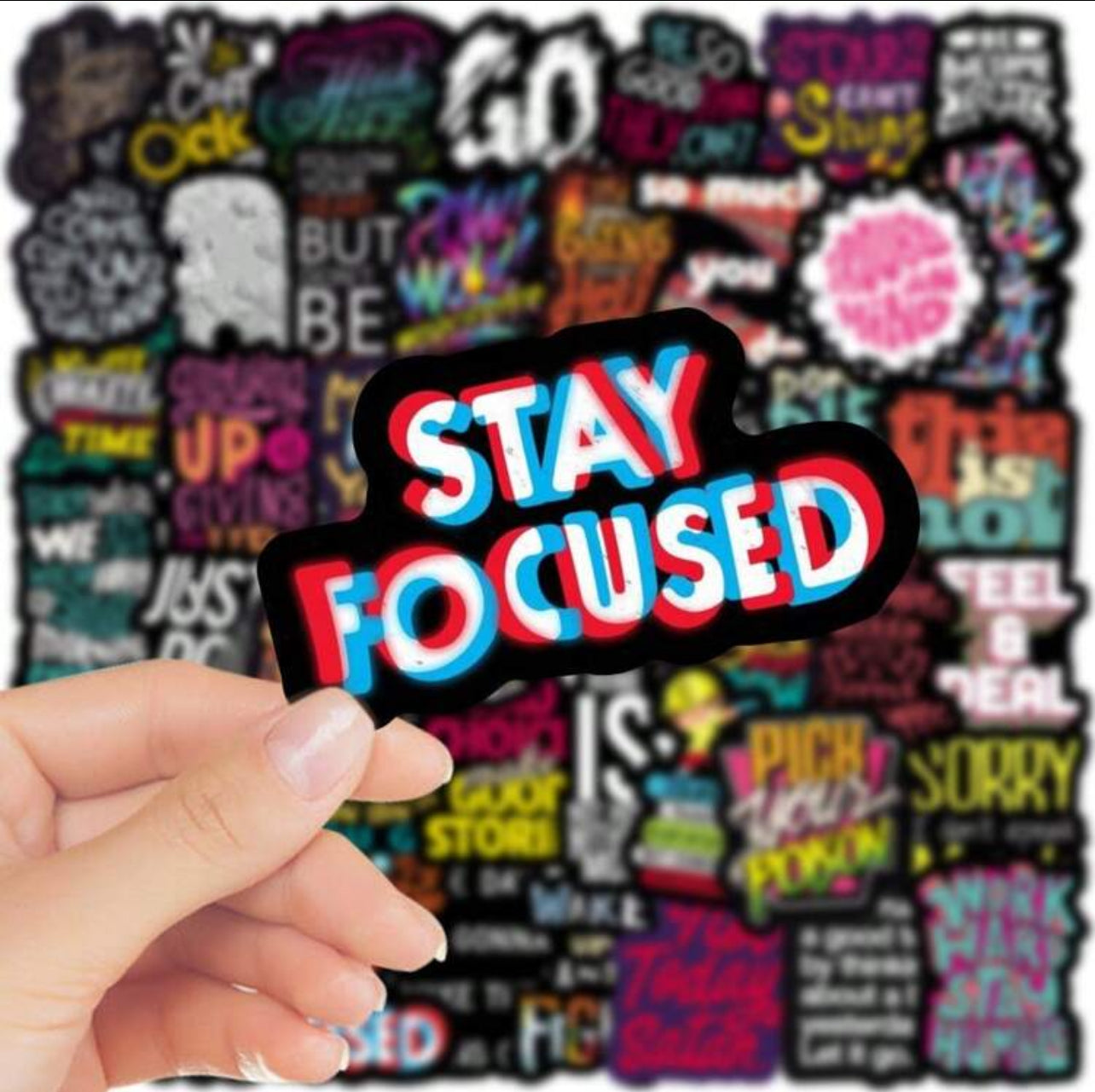 Stickers Motivants Colorés - x10