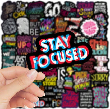 Stickers Motivants Colorés - x10