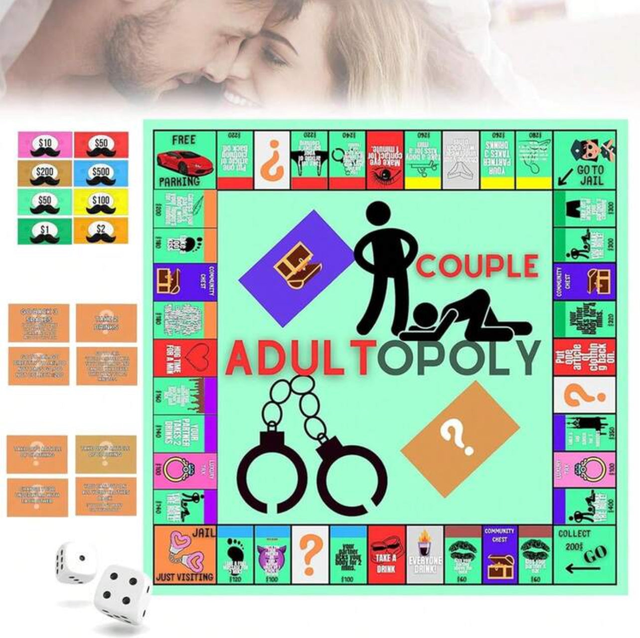 Jeu Couple Adultopoly