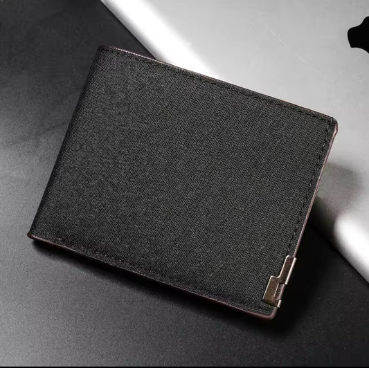 Portefeuille Homme Élégant Compact