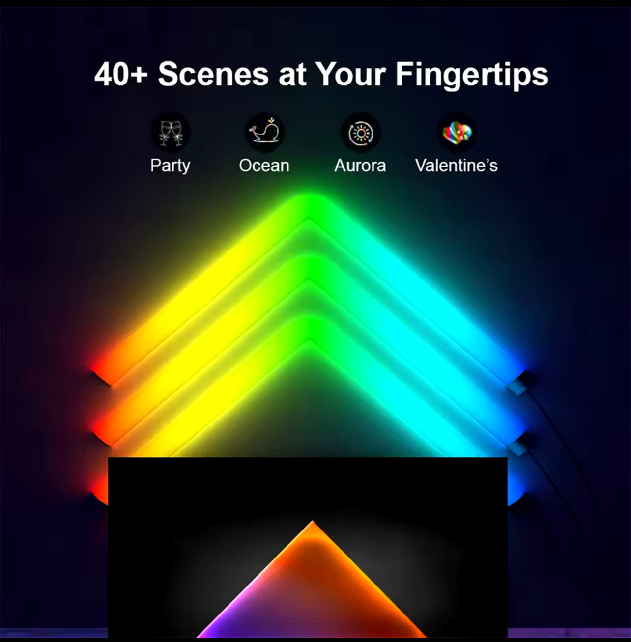 Éclairage Ambiance Intelligent RGB