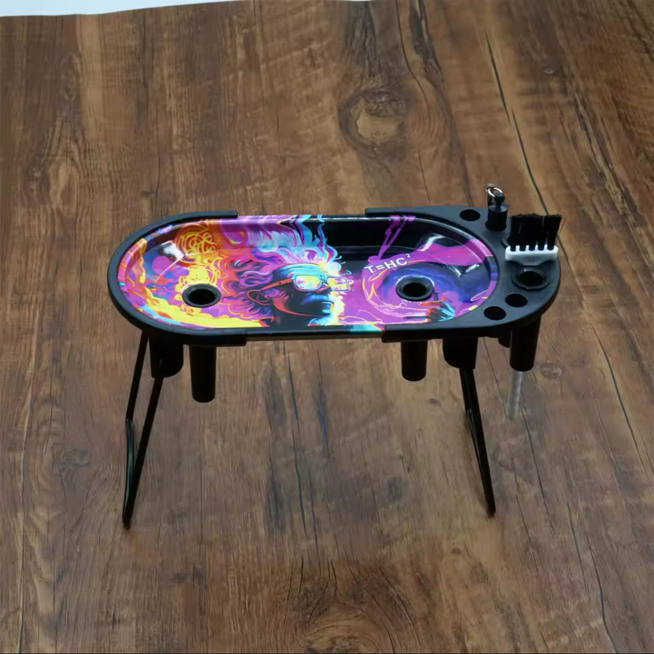 Console roulage design pliable