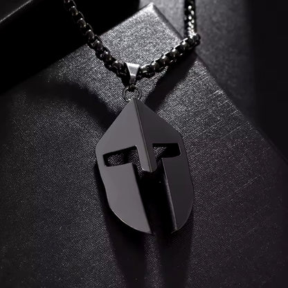 Collier Casque Guerrier Spartiate