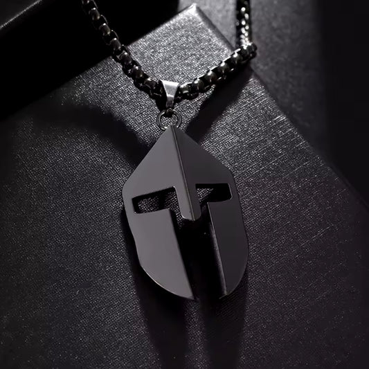 Collier Casque Guerrier Spartiate