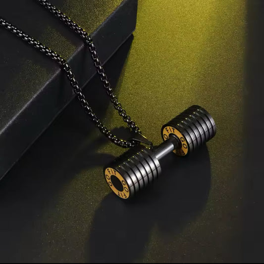 Collier Haltère Fitness