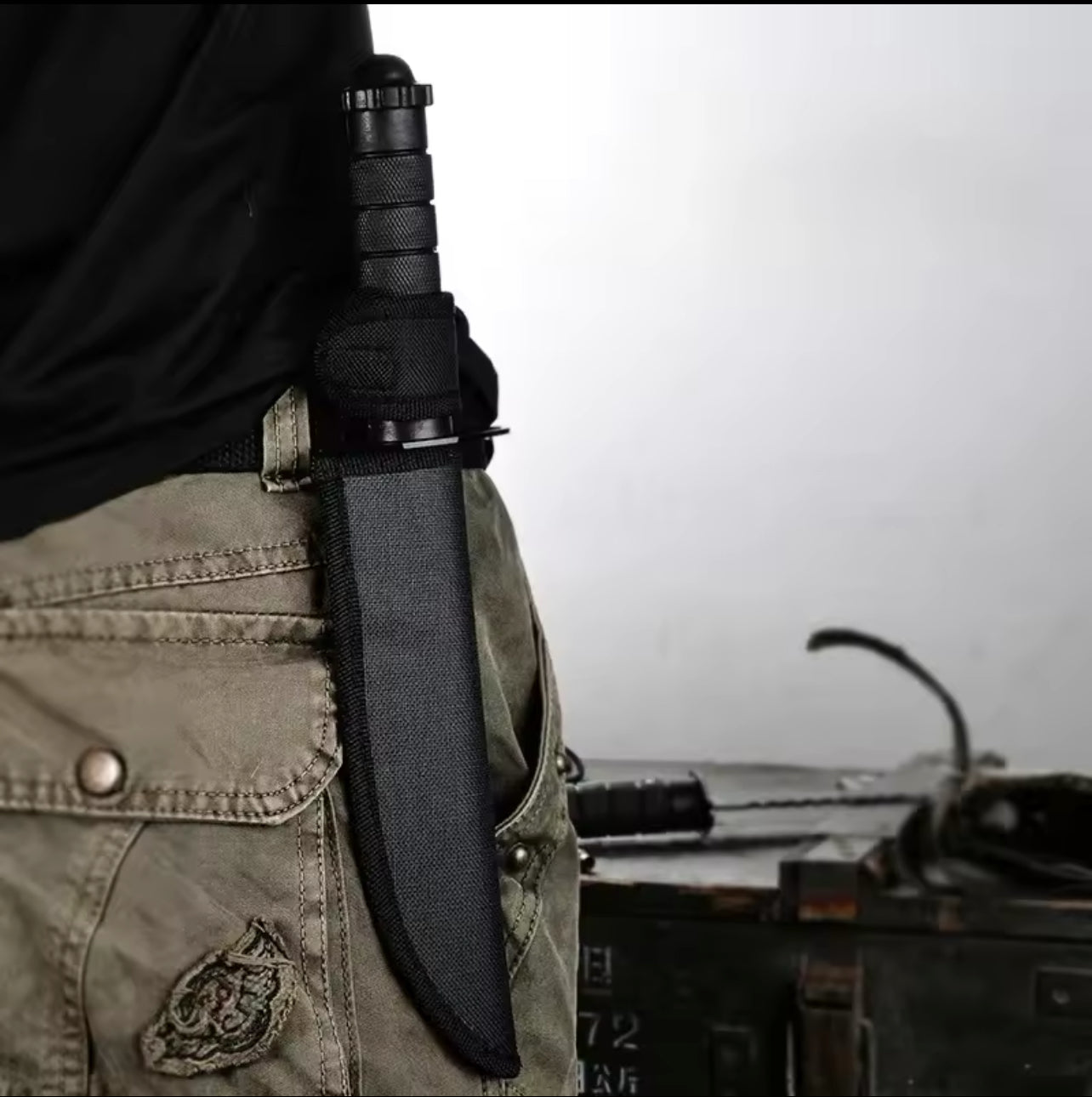 Couteau Tactique Columbia avec Étui