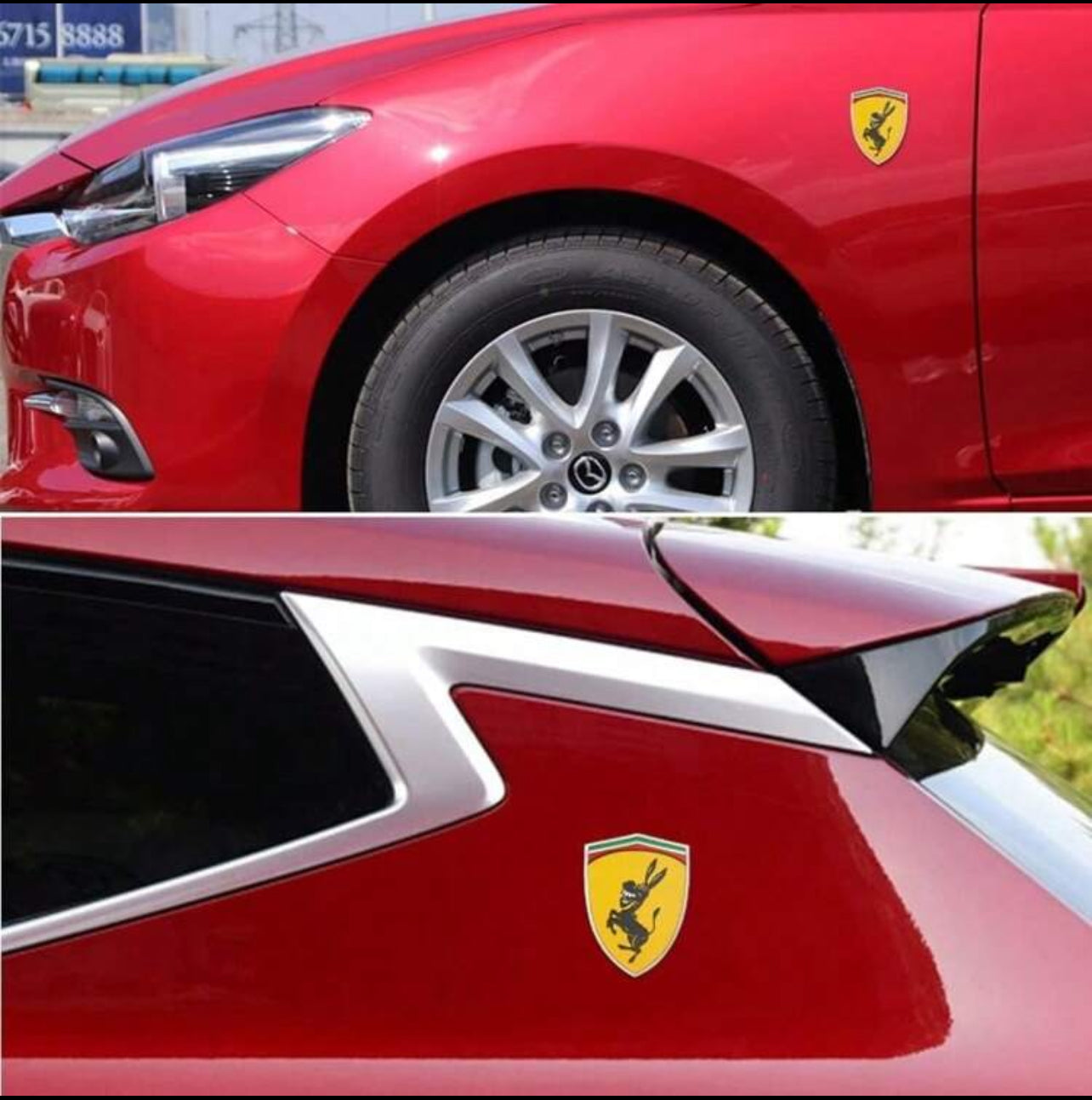Emblème Auto Humoristique